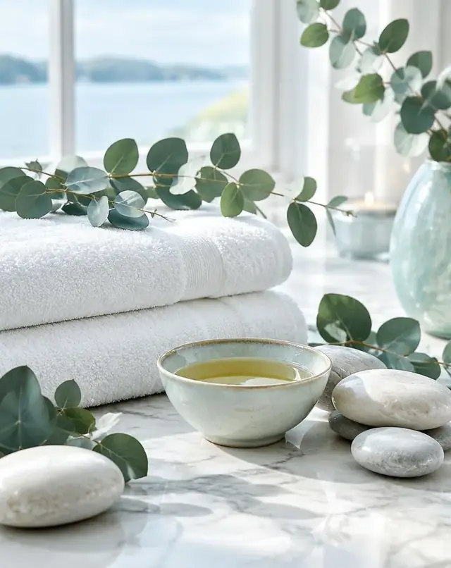 Klasik (İsveç) Masajı deneyimini yansıtan spa görseli