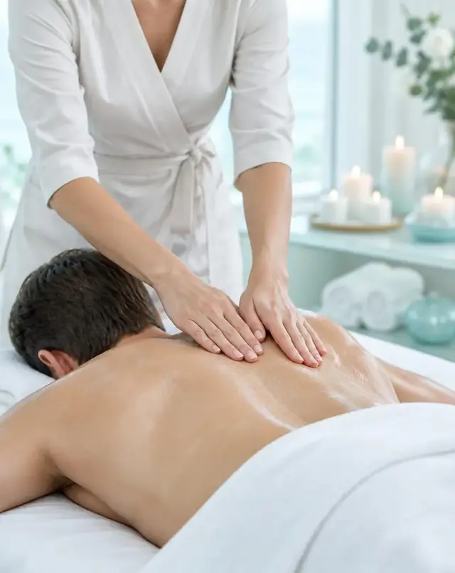 Relax Masajı deneyimini yansıtan spa görseli